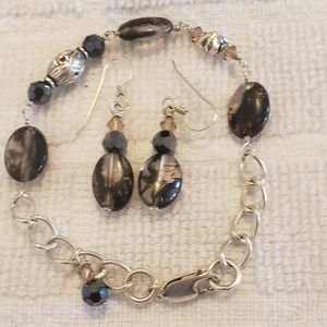 Braclet & earring set